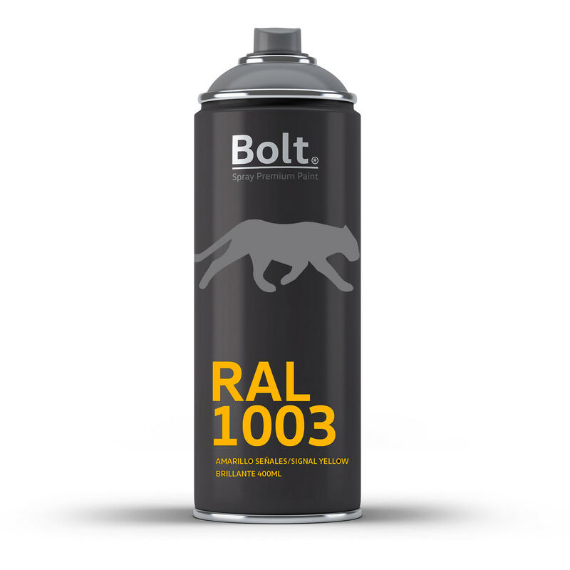 

SPRAY BOLT PREMIUM ACRILICO BRILLANTE RAL 400 ML | RAL: RAL 1003 Amarillo señales - RAL 1003 Amarillo señales