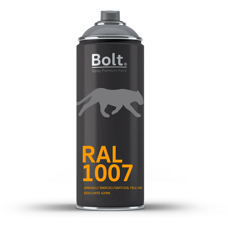 

SPRAY BOLT PREMIUM ACRILICO BRILLANTE RAL 400 ML | RAL: RAL 1007 Amarillo narciso - RAL 1007 Amarillo narciso