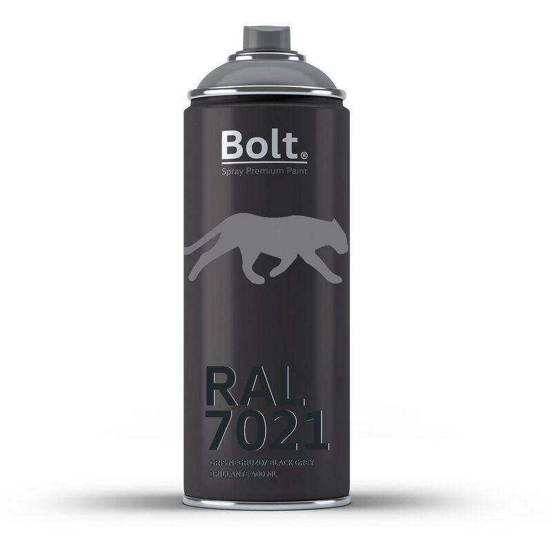 

SPRAY BOLT PREMIUM ACRILICO BRILLANTE RAL 400 ML | RAL: RAL 7021 Gris negruzco - RAL 7021 Gris negruzco