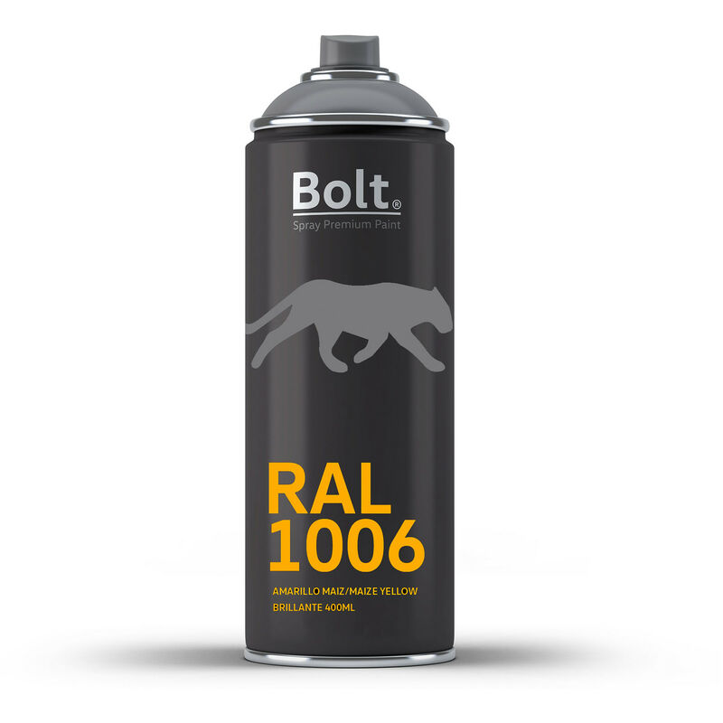 

SPRAY BOLT PREMIUM ACRILICO BRILLANTE RAL 400 ML | RAL: RAL 1006 Amarillo maiz - RAL 1006 Amarillo maiz