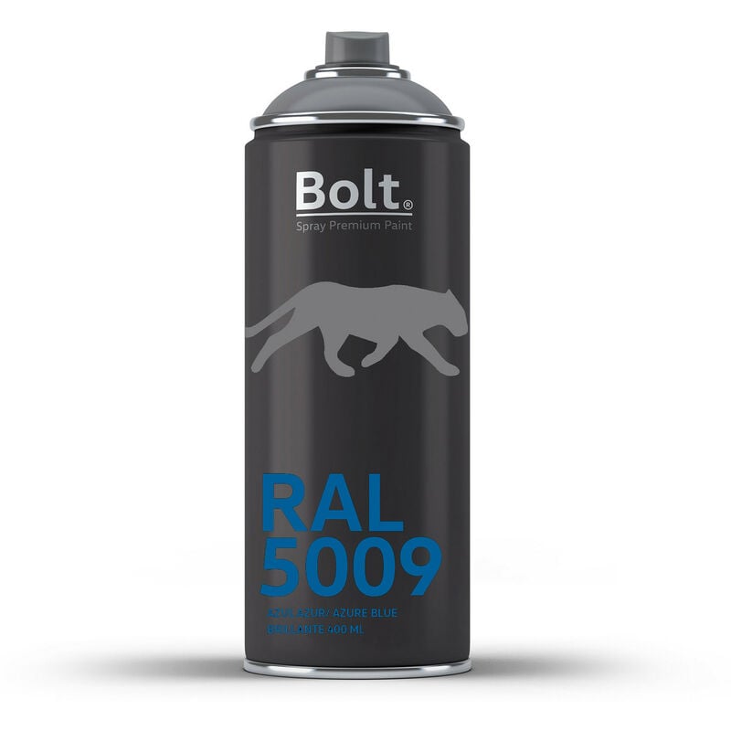 

SPRAY BOLT PREMIUM ACRILICO BRILLANTE RAL 400 ML | RAL: RAL 5009 Azul azur - RAL 5009 Azul azur