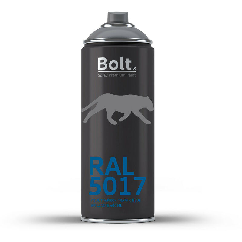 

SPRAY BOLT PREMIUM ACRILICO BRILLANTE RAL 400 ML | RAL: RAL 5017 Azul tráfico - RAL 5017 Azul tráfico