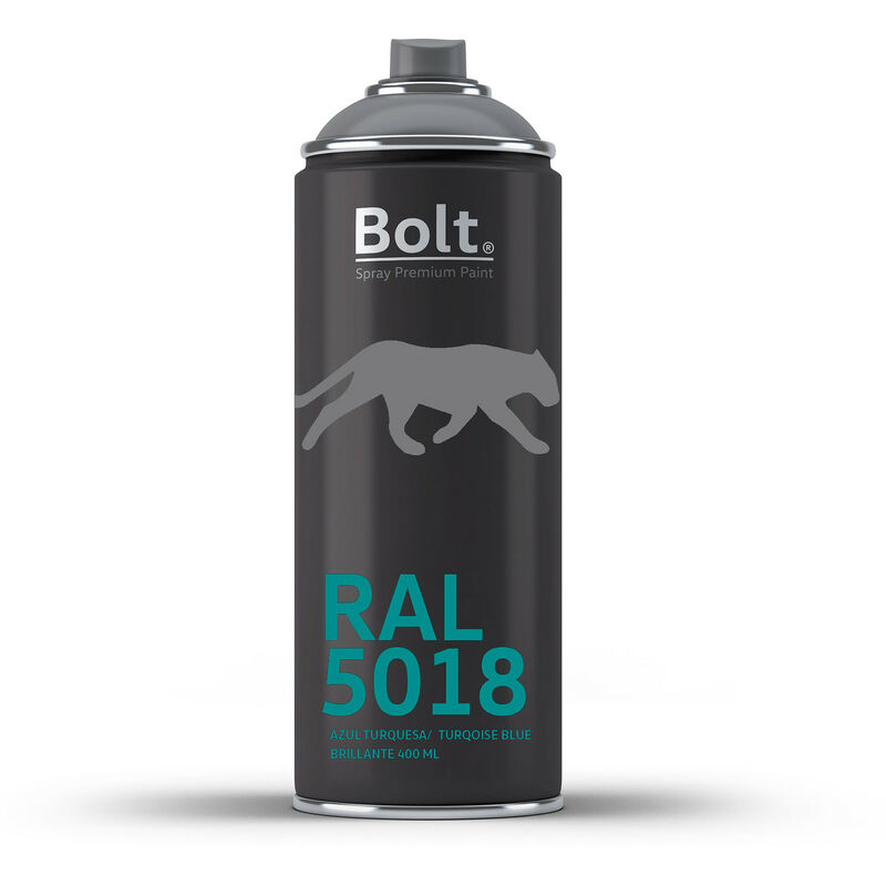 

SPRAY BOLT PREMIUM ACRILICO BRILLANTE RAL 400 ML | RAL: RAL 5018 Azul turquesa - RAL 5018 Azul turquesa