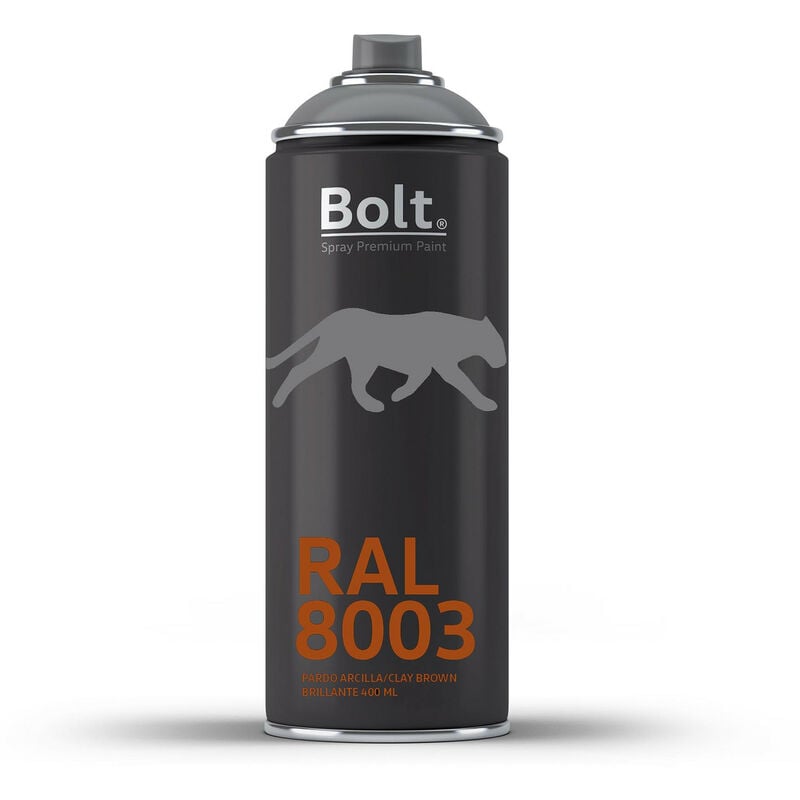 

SPRAY BOLT PREMIUM ACRILICO BRILLANTE RAL 400 ML | RAL: RAL 8003 Pardo arcilla - RAL 8003 Pardo arcilla