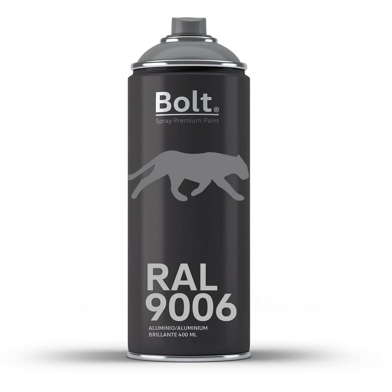 

SPRAY BOLT PREMIUM ACRILICO BRILLANTE RAL 400 ML | RAL: RAL 9006 Aluminio - RAL 9006 Aluminio