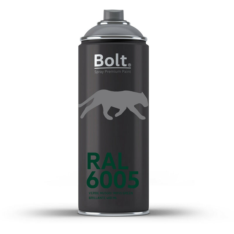 

SPRAY BOLT PREMIUM ACRILICO BRILLANTE RAL 400 ML | RAL: RAL 6005 Verde musgo - RAL 6005 Verde musgo