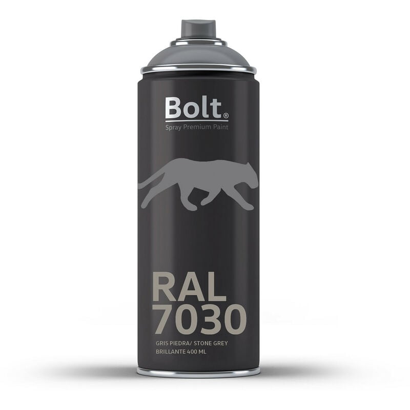 

SPRAY BOLT PREMIUM ACRILICO BRILLANTE RAL 400 ML | RAL: RAL 7030 Gris piedra - RAL 7030 Gris piedra