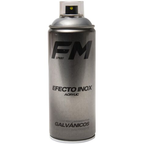 Spray bomba recubrimiento efecto acero inoxidable 400ml