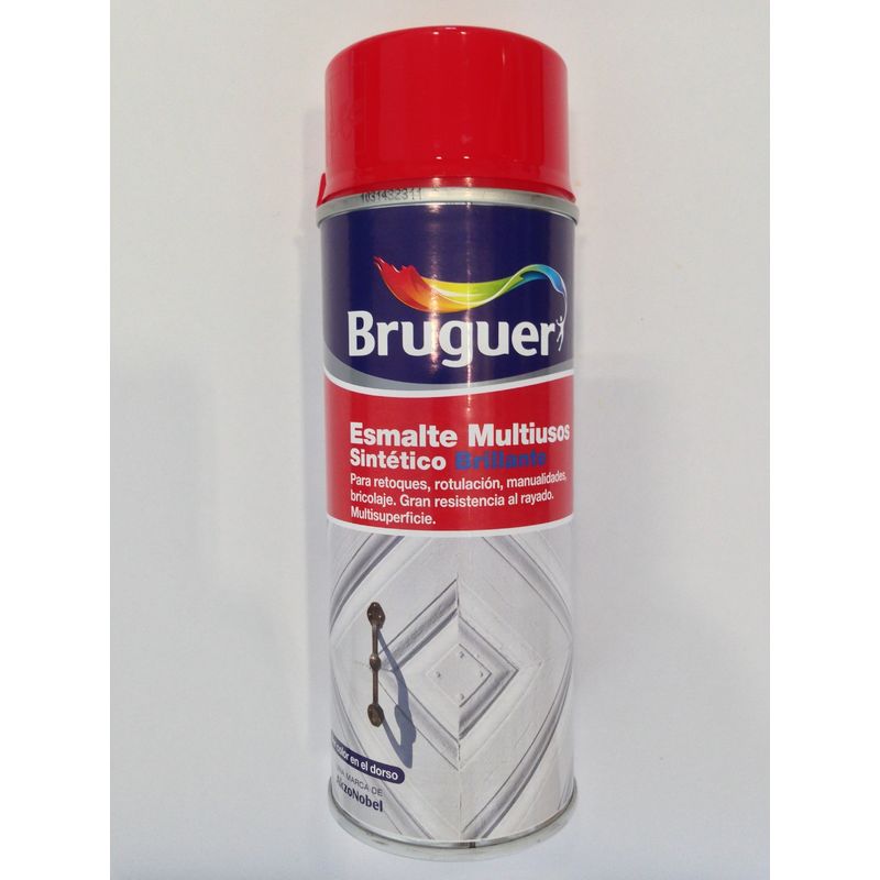 

Spray dux brillante bermellón 400 ml - Bruguer