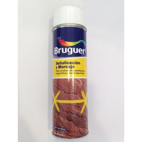 Spray bruguer señalización y marcaje blanco 500 ml