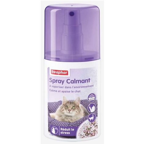 spray calmant animaux compagnie chats réduit phéromone soulagement  l'anxiété l `