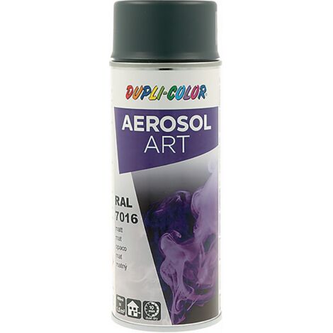 Spray colorato in bombolette AEROSOL Art grigio ma RAL 7016 400ml spray
