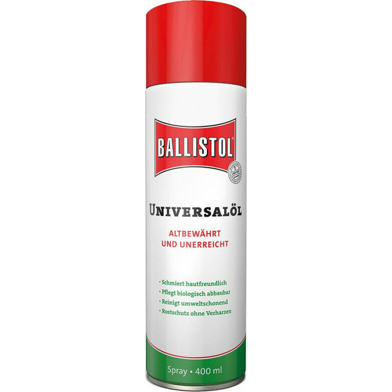 

Spray de aceite universal BALLISTOL 400 ml en 27 longitudes (por 6)