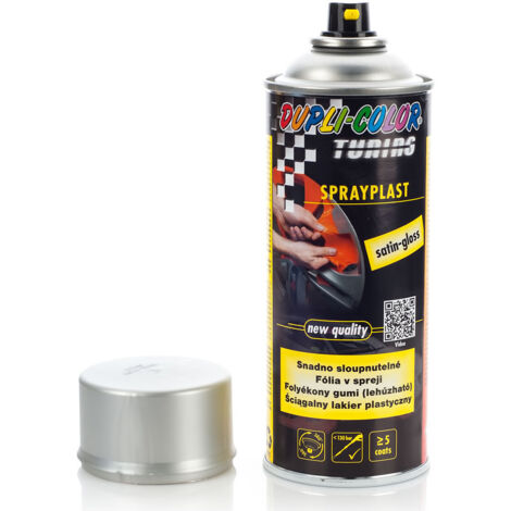 Spray de lámina de goma plateado Sprayplast Aerosol 400 ml Motip