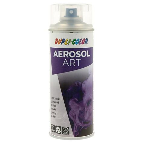 Spray de laque colorée en aerosol, vernis brillant, 400 ml, spray