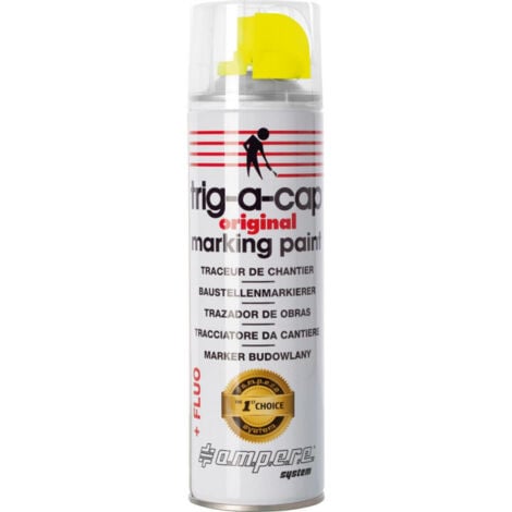 Spray de marquage de chantier t-a-c 500ml jaune fluo (Par 12)