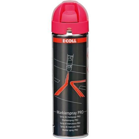 Spray de marquage rose 500ml E-COLL (Par 12)