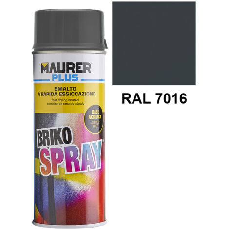 Spray de peinture gris anthracite 400 ml.