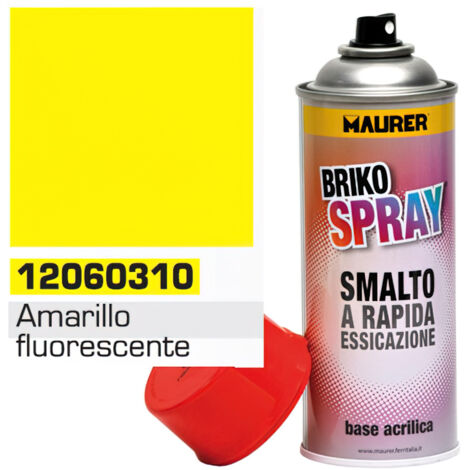 Spray de peinture jaune fluo 400 ml.