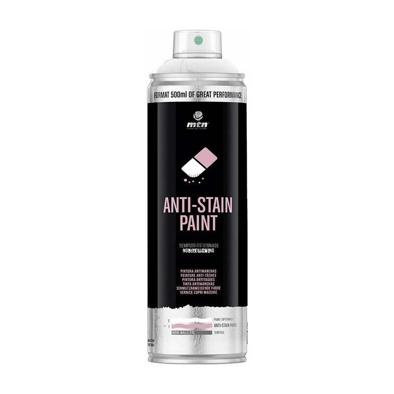

Spray de pintura antimanchas Pro blanco 500ml - Montana