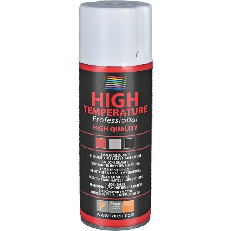 

Spray de pintura negro especial para altas temperaturas 400 ml. (Faren 7VV400)