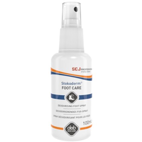 DEB STOKO Spray de prévention STOKODERM® FOOT CARE - 100 ml - SC JOHNSON PROFESSIONAL