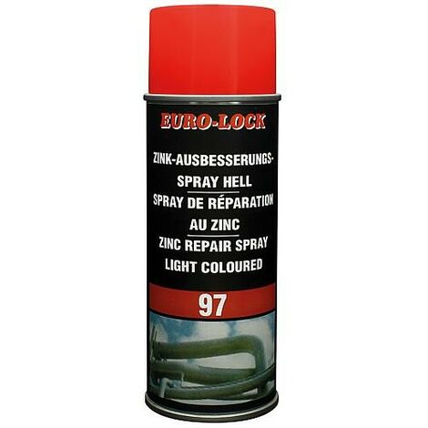 Spray de réparation zinc, clair, EURO LOCK LOS 97 spray a pulvériser 400ml