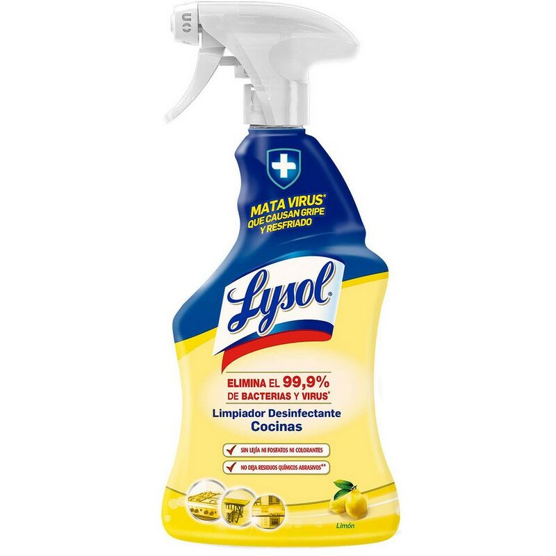 

Spray desinfectante lysol cocina limón (1000 ml) - Rogal