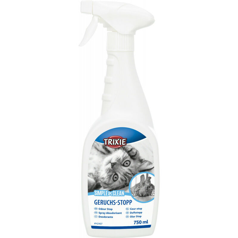 

Trixie - Spray desodorizante Simple'n'Clean 750 ml. para la caja de arena del gato.