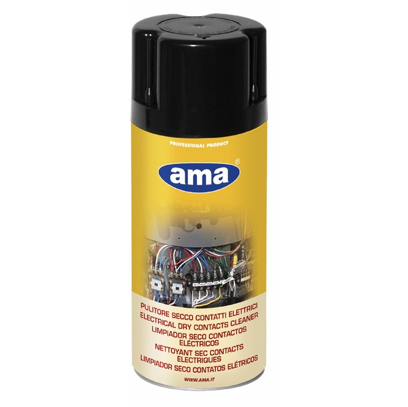 Spray nettoyant à sec AMA 400 ml pour contacts électriques