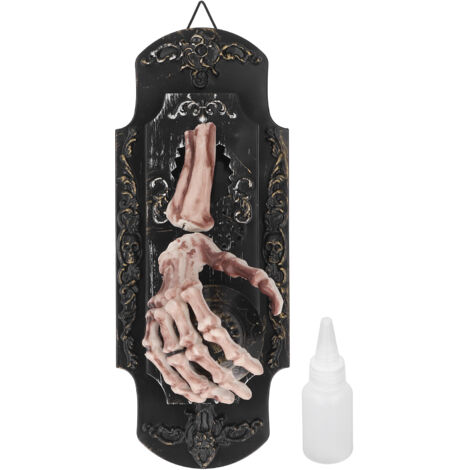 Spray Doorbell Electric Sound Spray Doorbell Scary Glowing Haunted Doorbell for Festival Decoration