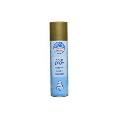 Spray dorado Para adornos navideños ML 150