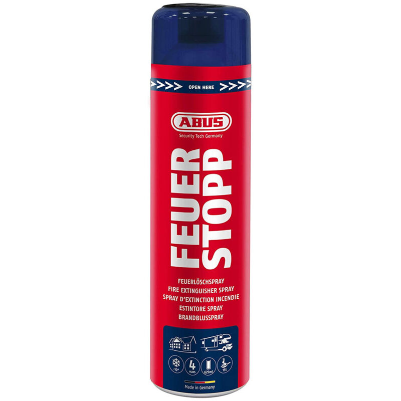 Abus - Spray extincteur FS625 FS625 625 ml avec pression permanente sans hal. - 85727