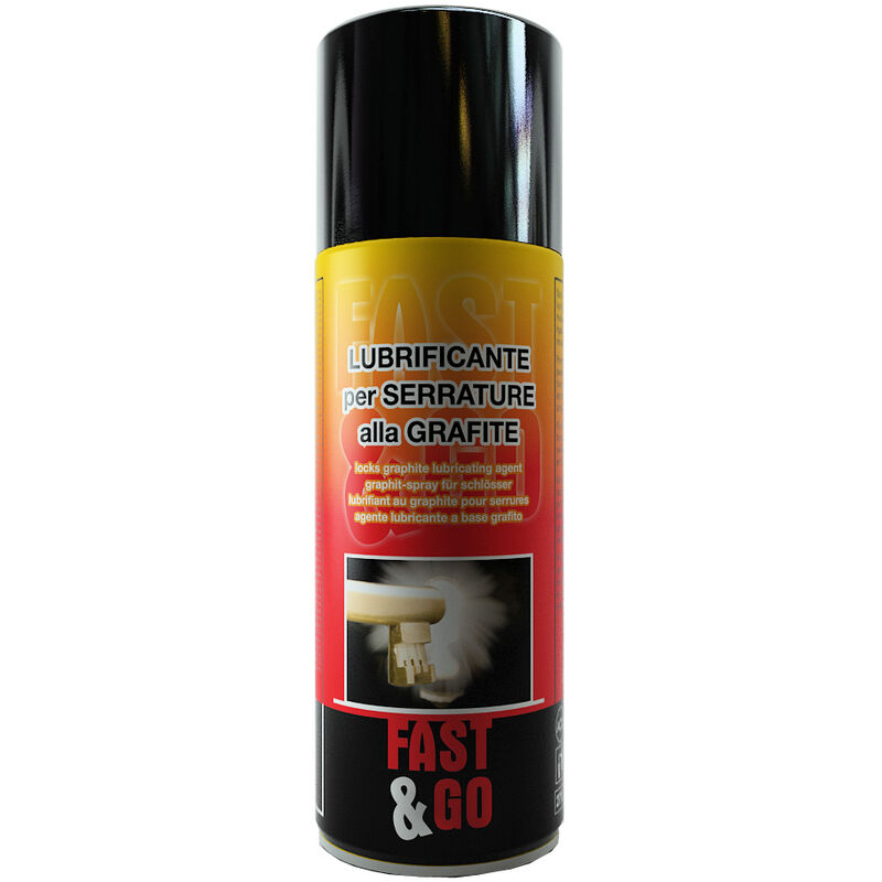 Spray Fast & Go 200 ml de graisse graphite pour serrures cadenas