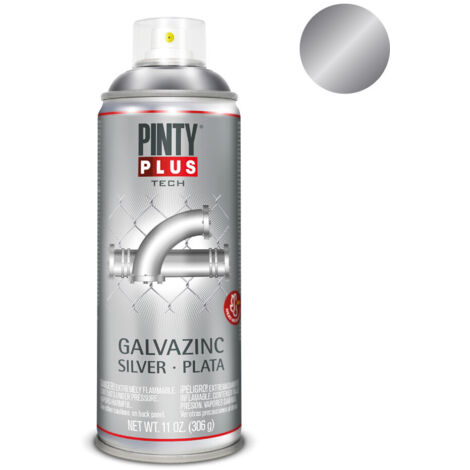 SPRAY GALVANIZADO EN FRÍO PLATA PINTYPLUS TECH