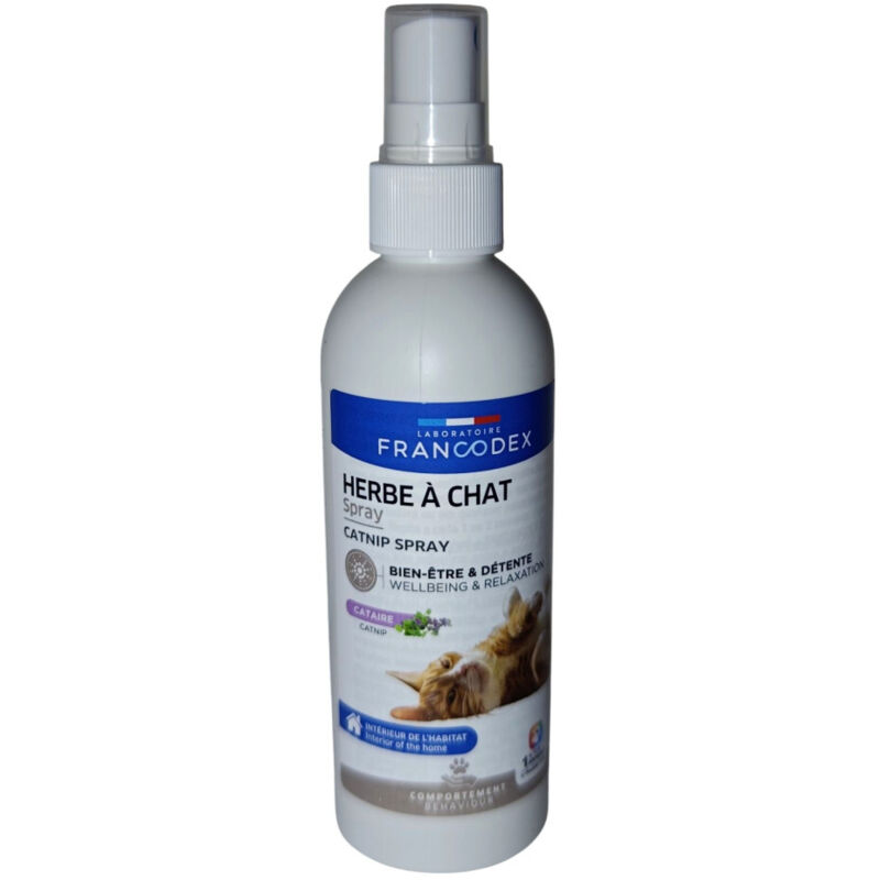 Francodex - Spray à l'Herbe à Chat Pour Chatons et Chats 200 ml