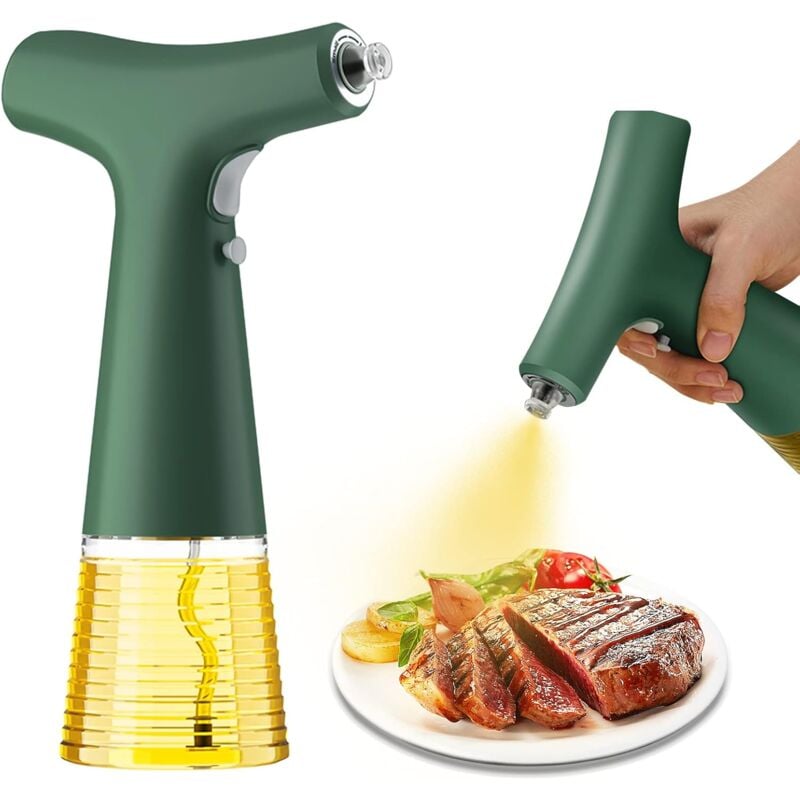 Spray Huile Cuisine, Flacon Pulvérisateur électrique,Vaporisateur Huile d'Olive Spray de Cuisson Pour Salade, Arrosoir électrique 240ml