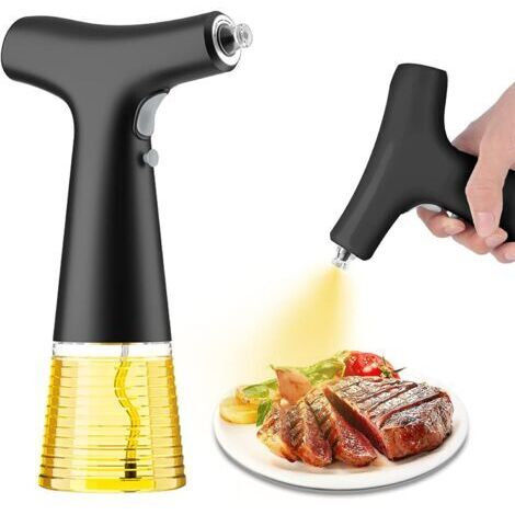 Spray Huile Cuisine, Flacon Pulvérisateur électrique,Vaporisateur Huile d'Olive Spray de Cuisson Pour Salade, Arrosoir électrique 240ml