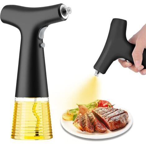 Spray Huile Cuisine, Flacon Pulvérisateur électrique,Vaporisateur Huile d'Olive Spray de Cuisson Pour Salade, Arrosoir électrique 240ml