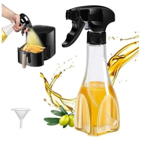 Spray Huilier Cuisine 240 ML Vaporisateur Huile d\'olive Avec Gicleur D\'huile Réglable - Pulverisateur d\'Huile Olive Vinaigrier