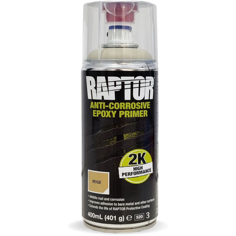 

Spray Imprimacion Epoxi Raptor 2K Beige 400 Ml