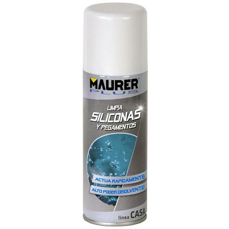 spray limpiador silicona / pegamentos maurer 200 ml.