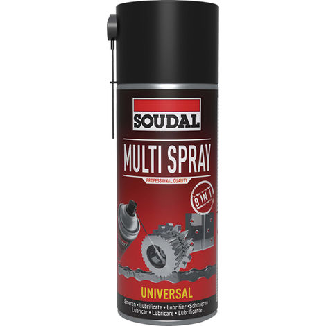 Spray Lubricante Multiuso 400Ml   - Spray multiusos 8 en 1 Soudal