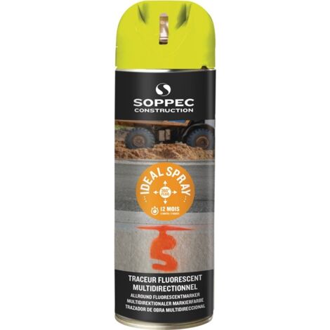 Spray marqueur Ideal Soppec 500ml jaune (Par 12)