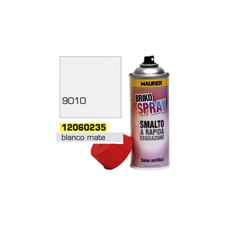 

Spray pintura blanco mate 400 ml.