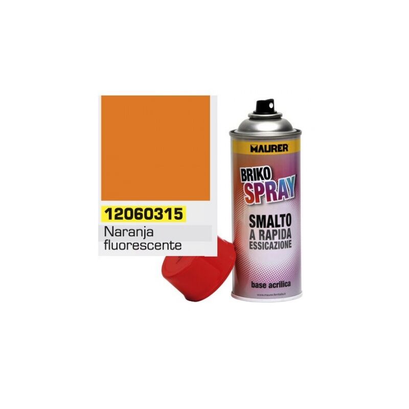 

Spray pintura naranja fluorescente 400 ml.