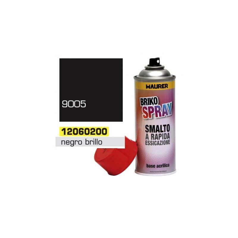 

Spray pintura negro brillo profundo 400 ml.