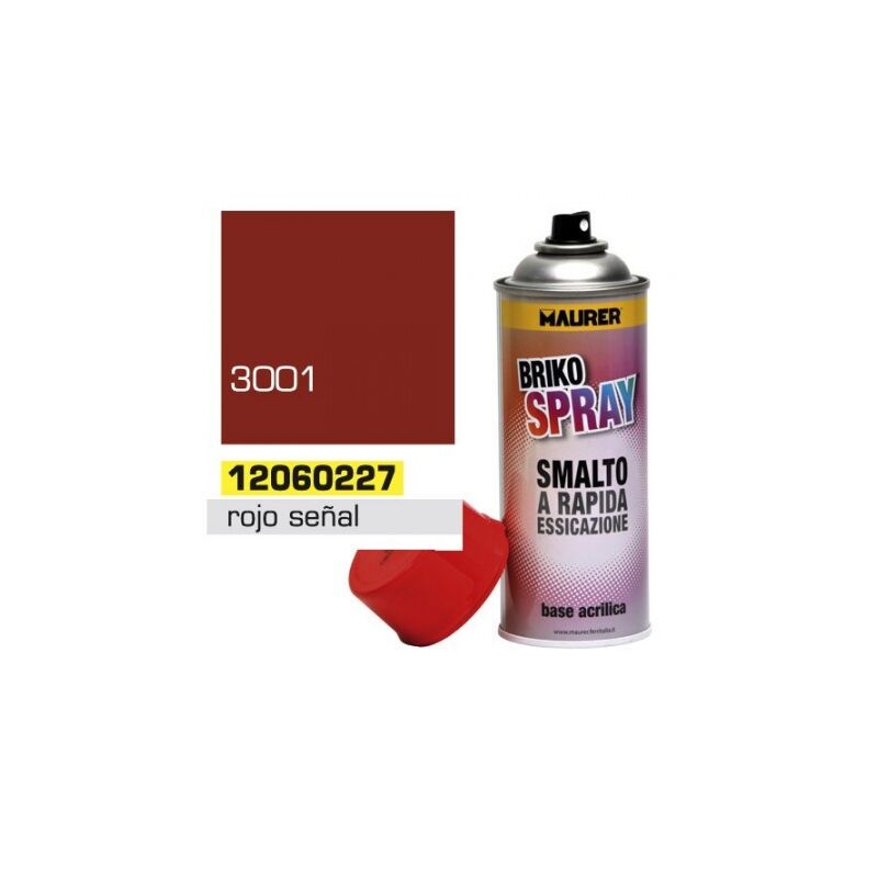 

Spray pintura rojo señal 400 ml.