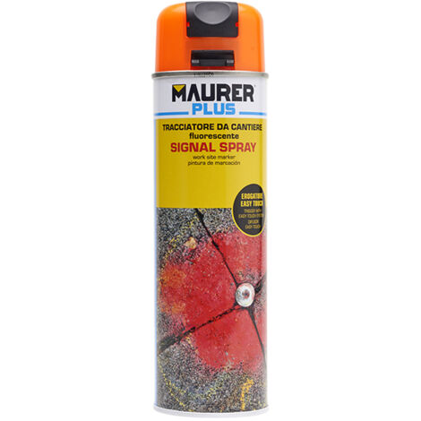 Spray Maurer traçage orange fluorescent 500 ml
