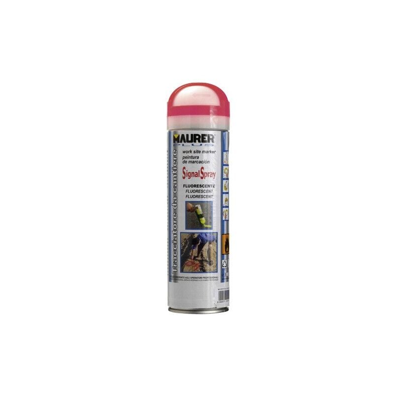 

Spray pintura trazador rojo fluorescente 500 ml.
